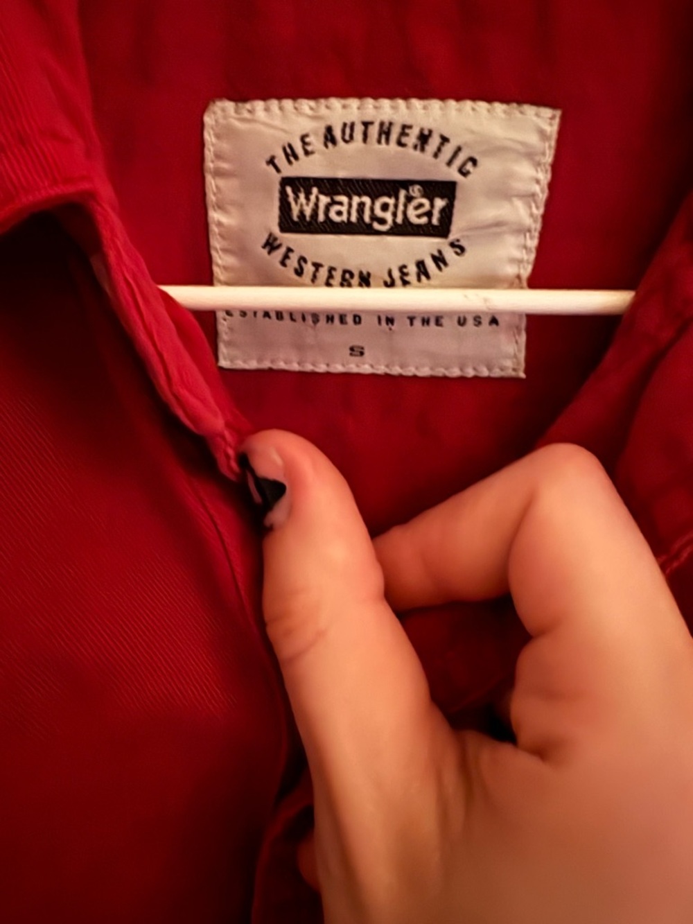 vintage Wrangler button up - Picture 2 of 2